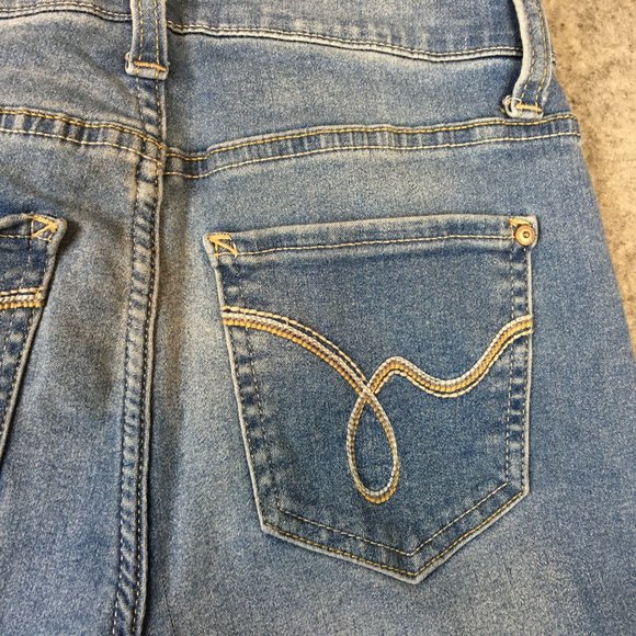 Wallflower Shorts 1 0 25 Irresistible High Rise Denim Jean Cuffed Light Wash - Picture 6 of 8